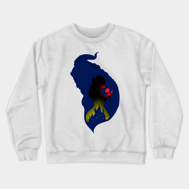 Beauty and the beast Crewneck Sweatshirt by yinon-h